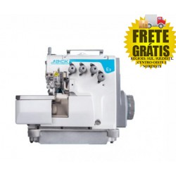 JK-E3-4-M2-24 JACK Máquina de Costura Overlock Direct Drive 2 Agulhas 4 fios 
